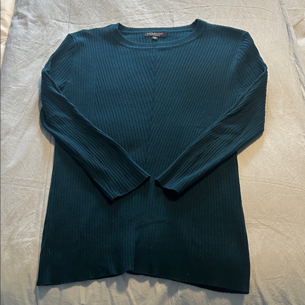 Liverpool Teal Crew Neck Sweater
